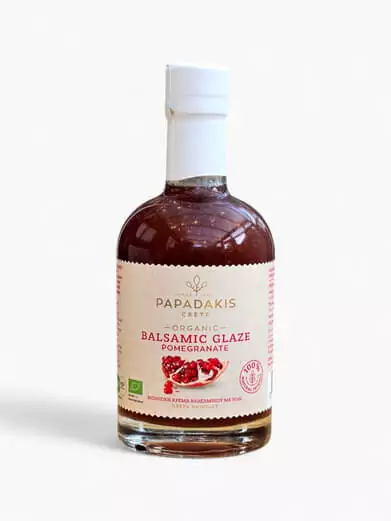 Organic Balsamic Vinegar Cream With Pomegranate