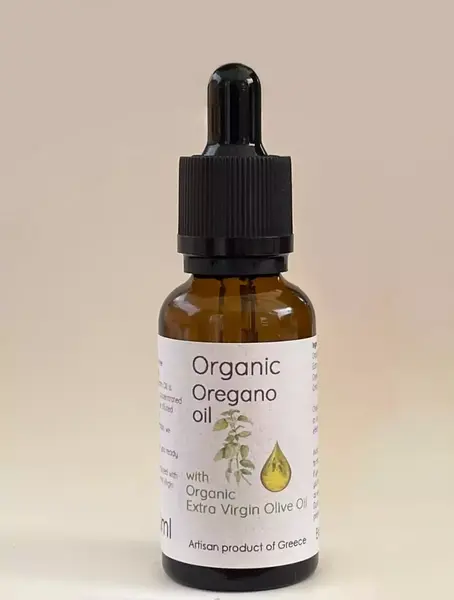 Organic Oregano oil with Organic extra virgin olive oil